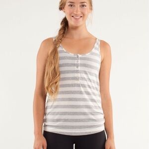 LULULEMON HEART OPENER TANK - POLAR CREAM SILVER SLATE
